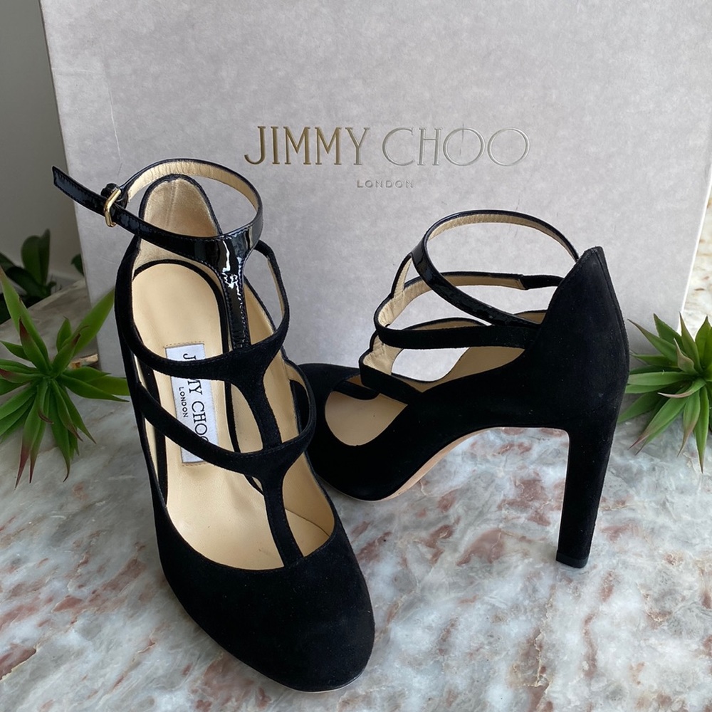 JIMMY CHOO 🖤Suede Black Evening/business 🖤Beautiful Shoes! 🖤